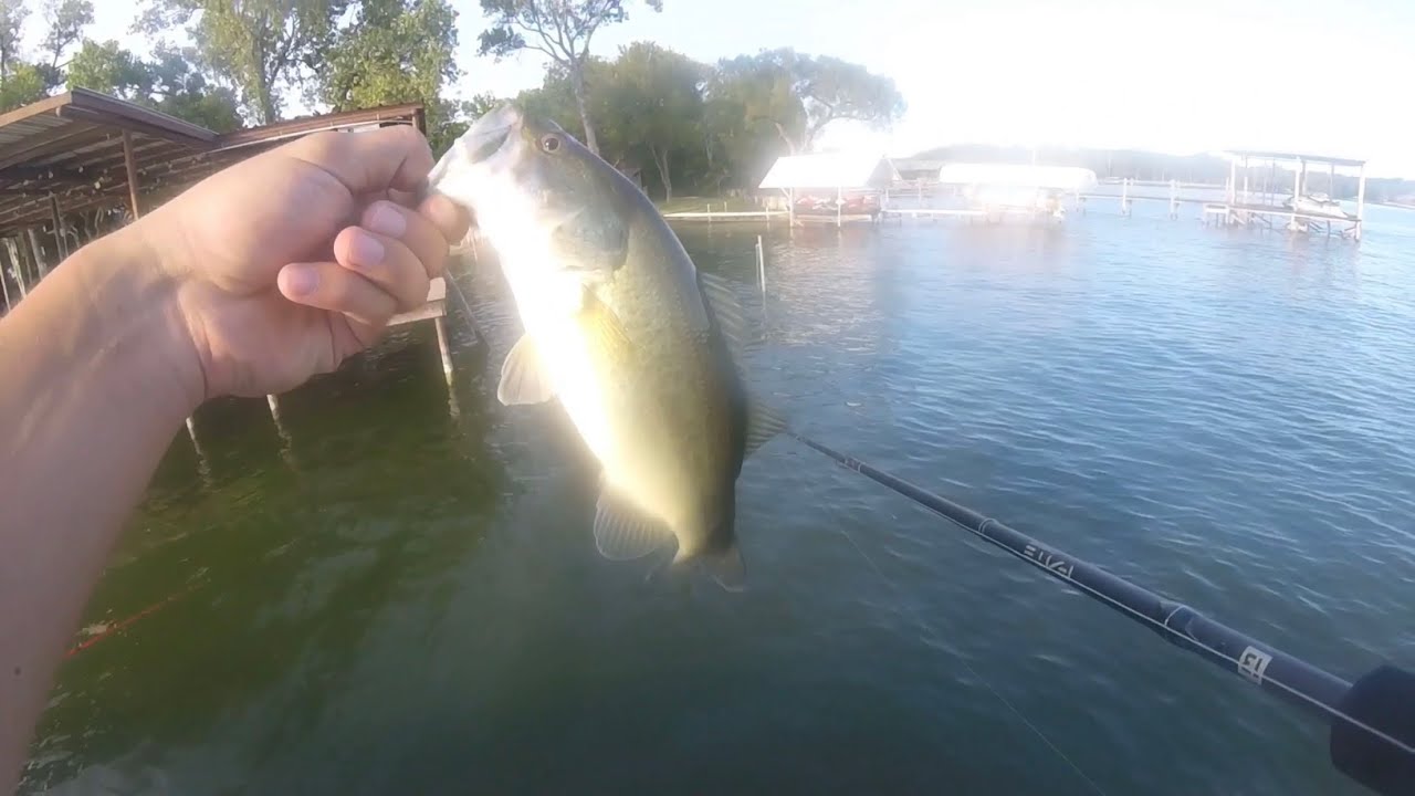 FISHING FOR BASS ON LAKE WEATHERFORD - YouTube