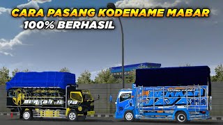 CARA PASANG KODENAME MABAR ISUZU NMR DAN CANTER TERBARU PAKAI ZARCHIVER - MOD BUSSID TERBARU