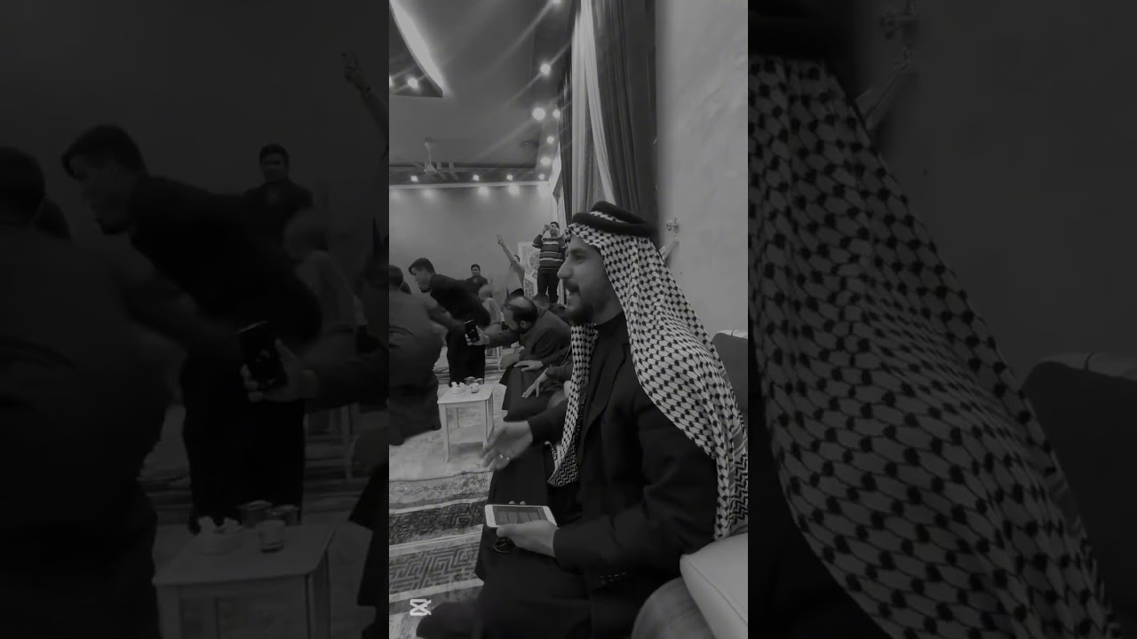 عندما يكون الطور النجفي ممزوج مع النفس الشطري هكذا تكون الجلسه الحسينيه