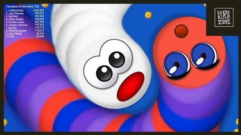 WORMS ZONE epic Gameplay Top 1 | video #031 | slitherio wormate biggest snake io🐍 game | LUKIRAZONE