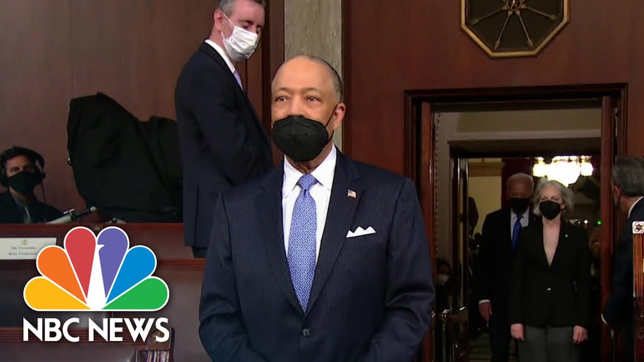 First Black House Sergeant-At-Arms Announces Biden For Joint Congress Address | NBC News