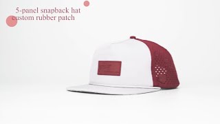 5-panel snapback hat