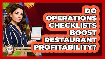Do Operations Checklists Boost Restaurant Profitability?