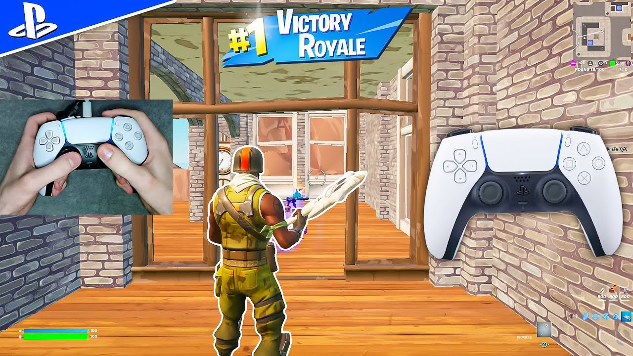 [1 HOUR] PS5 + PS4 Controller ASMR 😴 Handcam Fortnite Tilted Zone Wars 🎮