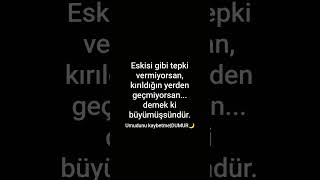 Büyümek Bazen Sessiz Olur..