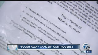 "Flush Away Cancer" controversy in Lewiston