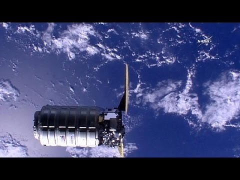 الكبسولة سيغنوس تصل إلى محطة الفضاء الدولية 
