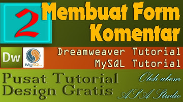 Membuat Form Komentar, 2, Menampilkan Data Komentar, Dreamweaver dan MySql Tutorial