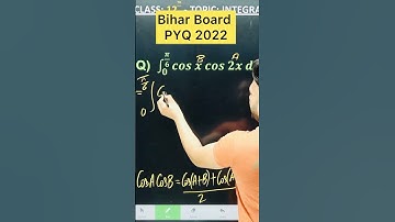Bihar Board PYQ 2022  ||  integration Chapter 7 Class 12 Board Exam 2025 NCERT