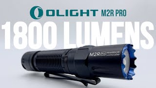 Olight M2r Pro Warrior Review  1800 Lumens In Your Pocket