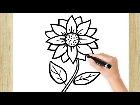 Vídeo: Com Dibuixar Un Gira-sol