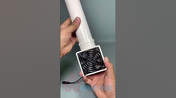 526 - Quạt hút khói mùi mini có ống dẫn cho nhà bếp, nhà vệ sinh