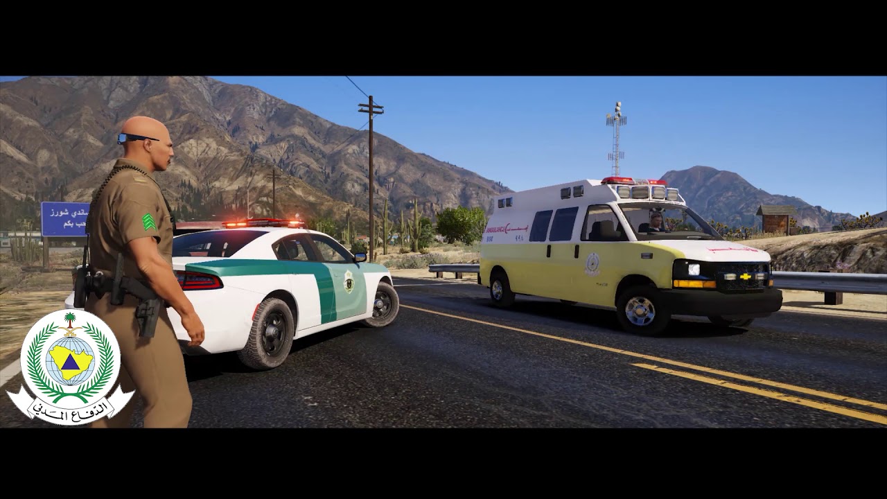 برومو مديرية الدفاع المدني بمجتمع سيرفر كود 3 | GTA 5 CODE 3 RP