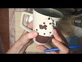 How to glue polymer clay decor to a mug | Video tutorial