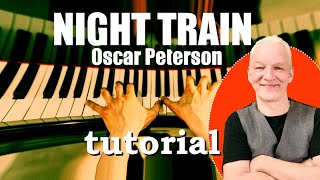 Night Train, Oscar Peterson, Piano Tutorial видео