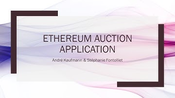 Demo Ethereum Auction dApp