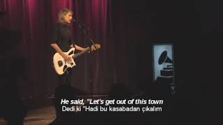 Wildest Dreams - Taylor Swift Lyrics Acoustic The Grammy Museum (Türkçe Çeviri)