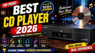 Top 5 Amazon Picks| Best Portable CD Player to Buy in 2026