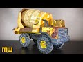 Restoration tonka mighty cement mixer 1985s  very rusty tonka toy truck
