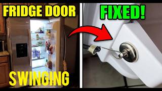 SWINGING REFRIGERATOR DOOR FIX (Easy)