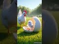 A lovely story of a hen and a farmer#shorts#ai #hen#trending