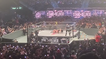 Stephanie Vaquer performs the Devil’s Kiss at NXT Stand and Deliver 2025