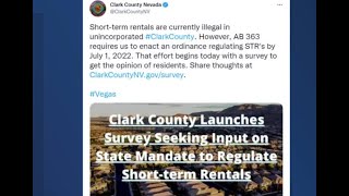 Clark County seeks input on state mandate to regulate short-term rentals