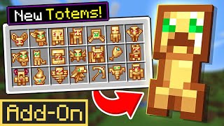 50+ NEW TOTEMS ADDON for Minecraft Bedrock Survival in-depth review screenshot 5
