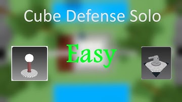 Cube Defense How To Beat Easy Mode With Beginner Towers!!!