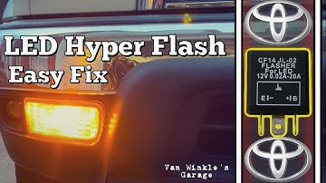 LED Hyper Flash FIX! 3rd Gen Toyota 4Runner 1996 - 2002