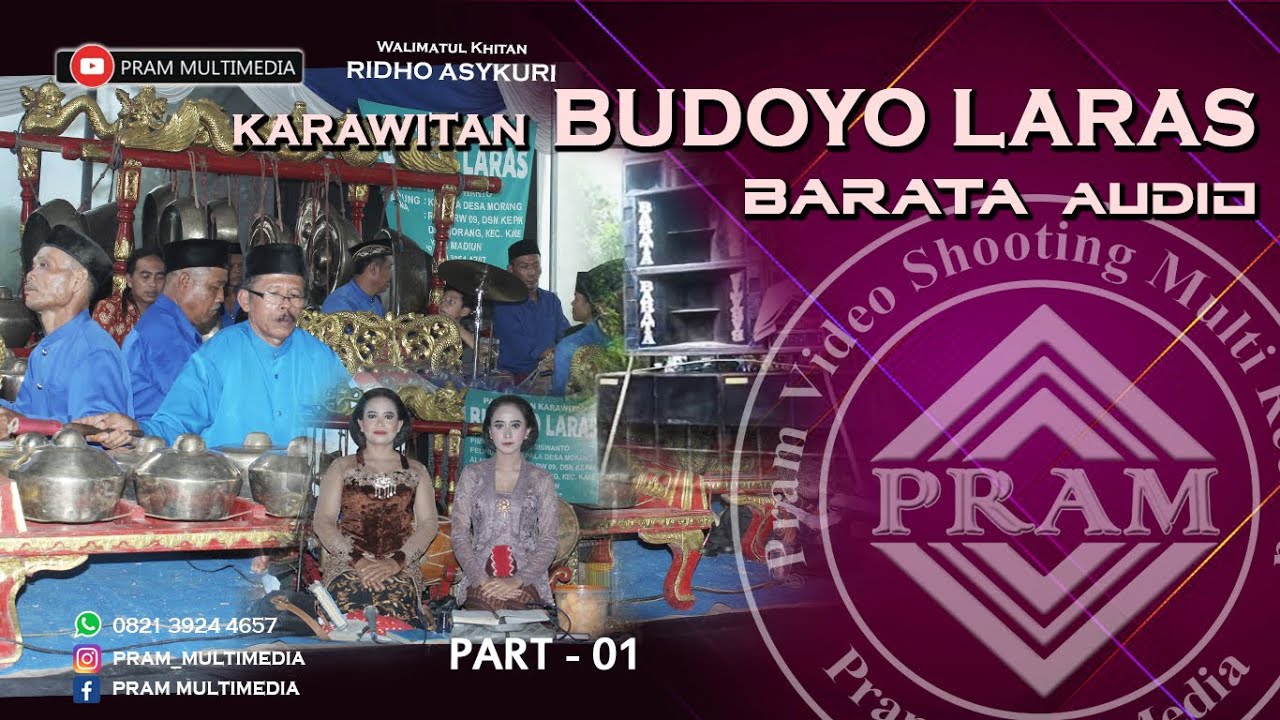 BUDOYO LARAS Karawitan Full Album_BARATA AUDIO_Khitanan RIDHO part 01