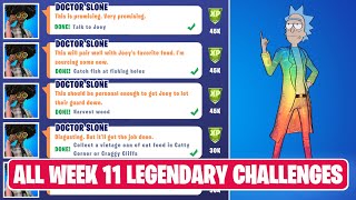 All Week 11 Legendary Quest Challenges Guide! - Fortnite Chapter 2 Season 7