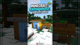 SNOW HOUSE IN 5MIN | #minecraft #shorts #viralvideo #gaming