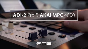 Connect the ADI-2 Pro and Akai MPC 4000