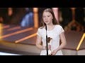 GOLDENE KAMERA award speech of Greta Thunberg