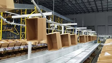 Distribution Center Conveyor System | Delivering Empty Cartons
