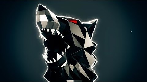 Blinking Low Poly Wolf Head VJ Loop | Videohive Project Templates