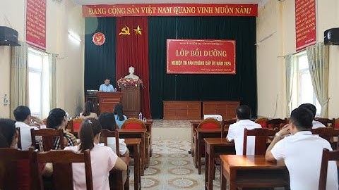 VIDEO: Vĩnh Tường tổ chức lớp bồi dưỡng nghiệp vụ Văn phòng cấp uỷ năm 2024.