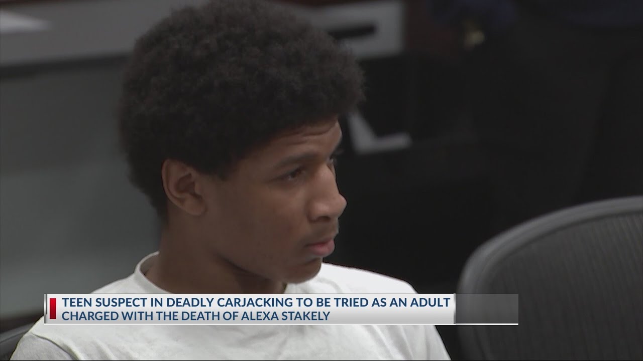 Teen suspect in deadly carjacking to be tried as an adult - YouTube