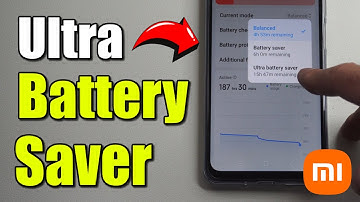 How to Turn On Ultra Battery Saving Mode on Xiaomi Phone (Android Tutorial)