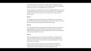 I wrote a self-hosting C compiler in 40 days (2015)