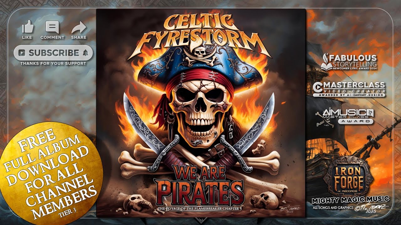 Celtic Fyrestorm - We are Pirates (Full Album Stream) 2025