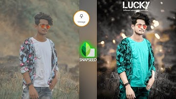 Snapseed stylish photo editing trick | Snapseed Background Editing Trick [Niraj Editz]