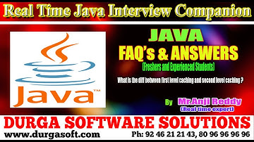 What is the diff between first level caching and second level caching ?