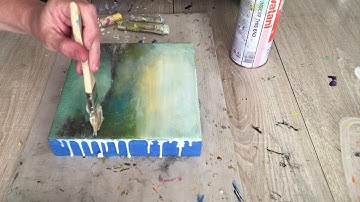 Wax on Wednesdays Encaustic Painting  Rainy Day Finger Painting Again