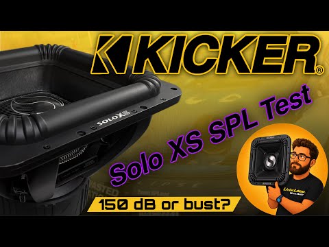 KICKER'S Largest Subwoofer The Solo XS 18" 4000 Watt RMS - SPL TEST in Cookie Monster