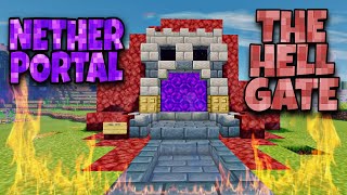 Creating HELLGATE The Way to NETHER | Use of Nether Portal | #6 How Minecraft Works