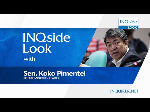 #INQsideLook with Senate Minority Leader Koko Pimentel
