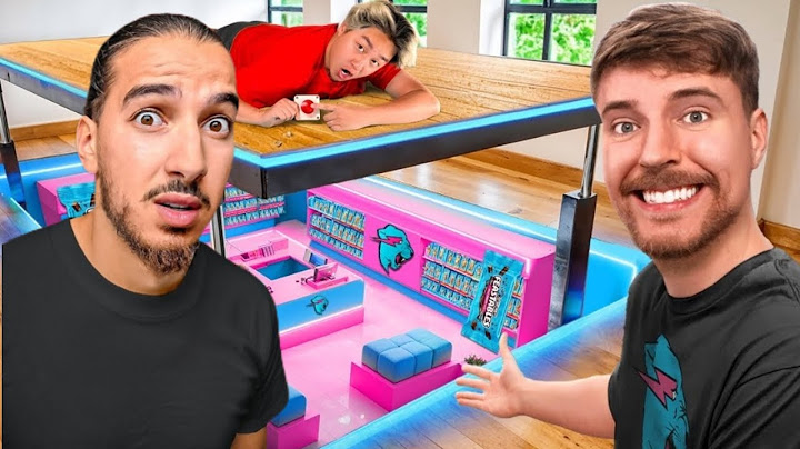 j'ai construit une pièce secrète pour M. Beast!zhong français, kryptoo