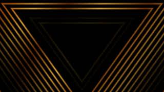 Abstract Golden Triangles Screensaver 4K